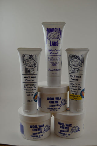 Combination Special: Three 9 Ounce Jars & Three Squeeze Tubes Wool Wax Creme
